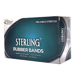 Alliance 24165 Sterling Rubber Bands Rubber Band, 16, 2 1/2 x 1/16, 2300 Bands/1lb Box