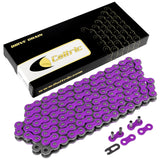 Caltric Purple 520-Pitch 120-Links Non-Oring Drive Chain Compatible with ATV/UTV/Quad/Side X Side/Motorcycle/Dirtbike/with Rivet