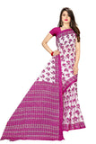 Tamaira Fashion Womens Plain Weave Pure Cotton Saree Without Blouse Piece(1338_Magenta)
