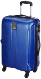Safari Thorium Stubble 66 Cms Polycarbonate Blue CheckIn 4 Wheels Hard Suitcase
