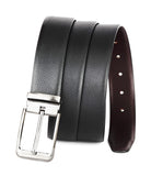 Wildhorn Faux Leather Napa Hide Men Formal Black Texas Leatherite Reversible Belt