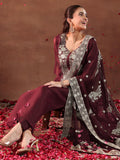 Libas Women'S Organza Kurta Set (49241 Maroon L