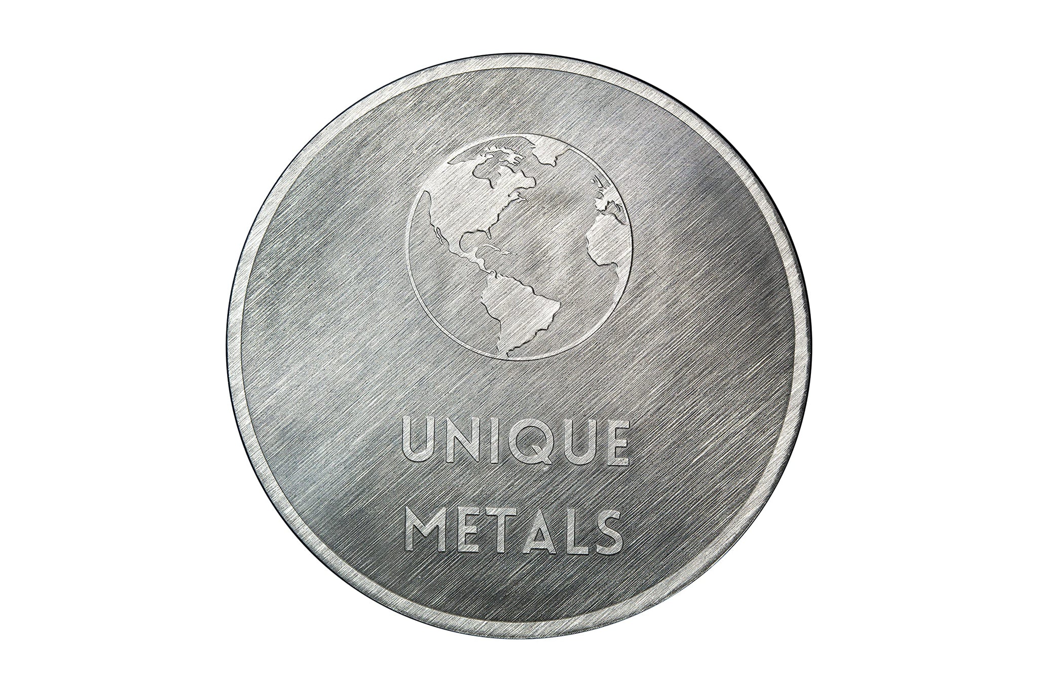 1 Troy Oz Titanium Round - .999 Pure Chemistry Element Design by Unique Metals