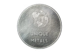 1 Troy Oz Titanium Round - .999 Pure Chemistry Element Design by Unique Metals