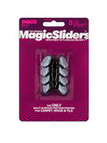 MAGIC SLIDERS L P 8221 Series 8PK 7/8 RND Slide Disc , Grey