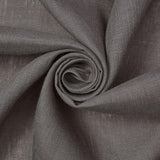 Anya 3.7 oz Handkerchief Linen 60 Hypoallergenic Fabric by The Yard (Charcoal Grey, 1 Yard)