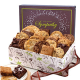 Broadway Basketeers Condolence Sympathy Gift Baskets, Fresh Baked Assorted Brownies & Cookies Gift Box, Individually Wrapped Des
