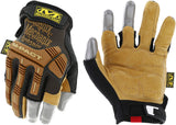 Mechanix Wear M-Pact Leather Framer Gloves - Leather Fingerless Anti-Slip Gloves for Optimal Control - Impact Resistant - Breath