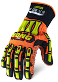 Ironclad KONG Pro HiViz Glove; TPR Impact Protection, A6 Cut Resistant, Level 5 Abrasion, Sized S, M, L, XL, XXL, XXXL (SDX2P0