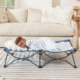 Regalo My Cot Portable Toddler Bed, Royal Blue, 48x24x9 Inch (Pack of 1)