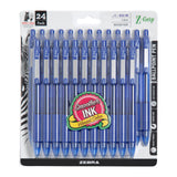 Zebra Pen Z-Grip Retractable Ballpoint Pen, Smooth-Flowing Blue Ink, 1.0mm Medium Point, School Supplies, Teacher Supplies and O