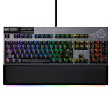 ASUS ROG Strix Flare II Animate 100% RGB Gaming Keyboard Hotswappable, ROG NX Blue Linear Switches, Customizable LED Display,