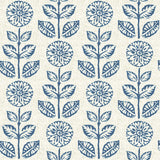 Wudnaye Blue Floral Peel and Stick Wallpaper Blue and White Contact Paper 17.7in 118in Vintage Floral Self Adhesive Wallpaper N