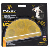 Starmark Treat Ringer Taco Toy for Medium Dogs
