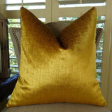 Plutus Brands Plutus Lumiere Bronze Handmade Throw Pillow, 24 X 24, Gold