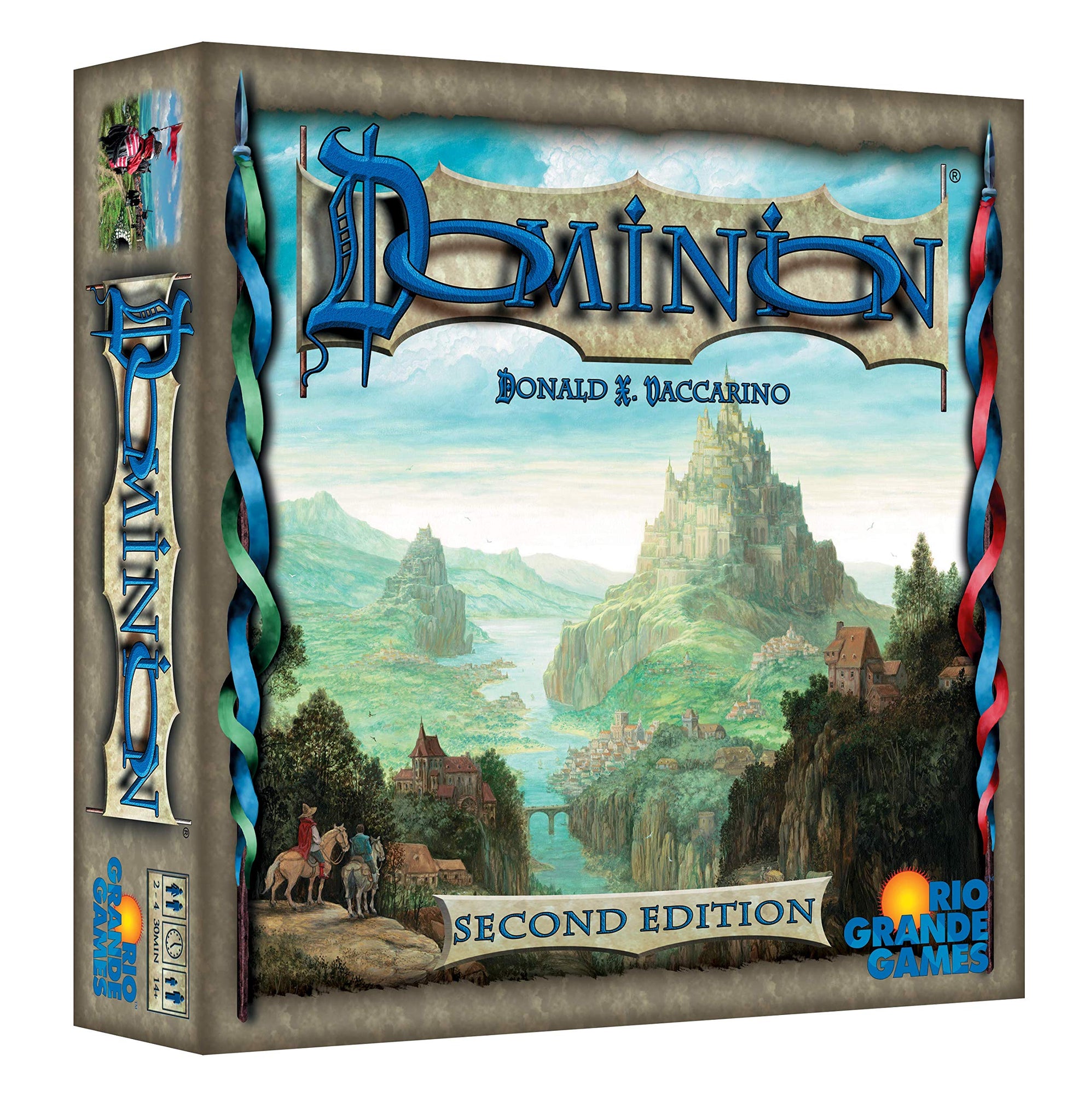 Rio Grande Games Dominion 2Nd Edition | Deckbuilding Strategy Game For 2-4 Players, Ages 13+ | Updated Cards, Artwork, Streamlin
