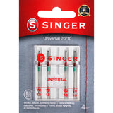 SINGER Universal Regular Point Machine Needles, 20-Count, Sizes 80/12, 90/14, 100/16