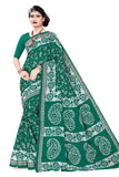 TAMAIRA FASHION Womens Plain Weave Pure Cotton Saree Without Blouse Piece(2476_Seagreen)