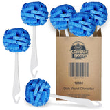 Dish Wand China Scrubbing Sponge by Compac Home, Cleans Dishes and Glassware Effectively, Unique Round Ball Shape for All-Around
