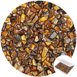 456 PCs Natural Chip Stone Beads, 5-8mm Irregular Multicolor Gemstones Loose Crystal Healing Classic Tiger Eye Rocks with Hole f