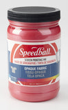 Speedball 004821 Opaque Fabric Screen Printing Ink, 32 fl. oz, Raspberry