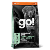 Go! Solutions Skin + Coat Care, Dry Dog Food, Turkey Recipe with Grains, 3.5 lb Bag