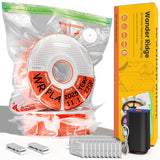 3D Printer Filament Storage Bags Vacuum Storage Bags Kit 3D Printer Accessories with Storage Bags (13x15 inches), Desiccants, Au