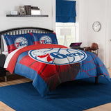 NORTHWEST Philadelphia 76ers Officially Licensed NBA Comforter Set - Full/Queen & Twin/Twin XL - Soft Bedding with Team Logo & P