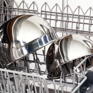 All-Clad Kitchen Accessories Stainless Steel Mixing Bowls Set 1.5, 3, 5 Quart Metal Mixing Bowls Silver