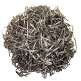 Eco Sarras Dark Gray Shredded Paper Confetti Used For Gift Packaging, Box Filler, Basket Filler, Decorative Packing Etc. (900 Gr