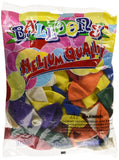 Tatco HeliumQuality Latex Balloon 12 Diameter Assorted 100 / Pack (TCO61100)
