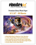 8 X 10 Premium Glossy Inkjet Photo Paper 50 Sheets