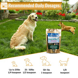 Life Line Pet Nutrition Organic Ocean Kelp Supplement For Skin & Coat, Digestion In Dogs & Cats, 8Oz (20200)