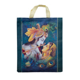 Return gift bag/Thank you Bags (Radha~Krishna) / Wedding Return Gift Bag (Forest Green_RK, Pack of 25)