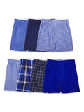 Fruit of the Loom Boys Boxer Shorts Underwear, Woven 7 Pack Assorted, Small US