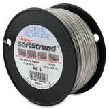Super Softstrand, VinylCoated Stranded Stainless Steel Picture Wrapping Wire, Size #3, 20 lb / 9 kg, 1125 ft / 343 m