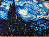Riolis 1088 - Starry Night After Van Gogh'S Painting - Counted Cross Stitch 15.75 X 11.75 Zweigart 14Ct. White Aida 26 Color
