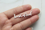 Be Not Afraid Necklace (Sterling Silver)