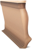 Leggs womens Everyday Knee Highs Pq0j98 20 Pairs Tights, Off Black, One Size US