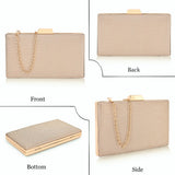 Adisa Women'S Clutch (Gold),Gold,,B0CLJGWT3R