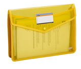 Trio Fb100 File Bag Snap Button F/C (Set Of 2 Yellow)
