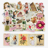 Clickedin Non Duplicate Attractive Vinyl Sticker For Scrapbook, Journalling, Aesthetic Journaling Kit For Art And Craft Decor (P