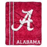 Northwest NCAA Alabama Crimson Tide Sherpa Throw Blanket, 50 x 60, Jersey