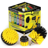 Drillbrush Drill Brush Attachment Set - Household Cleaning Brushes for Bathroom Surfaces Tub, Shower, Tile and Grout All Purpose