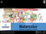 Canson Artist Series Montval Watercolor Pad, Cold Press Acid Free French Paper, Fold Over, 140 Pound, 18 x 24 Inch, 12 Sheets, 1