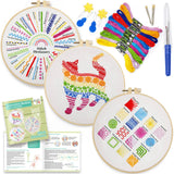 CRAFTILOO Embroidery Kit for Beginners Cross Stitch Kits for Beginners Embroidery Kits for Adults Cross Stitch kit Beginner Embr