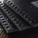 Rite In The Rain Weatherproof Top-Spiral Notebook, 4 X 6, Black Cover, Universal Pattern (No. 746-3), 3 Pack