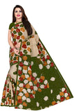 TAMAIRA FASHION Women's Plain Cotton Saree (2158_Green)