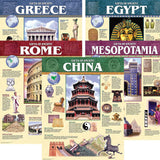 CTP Ancient Civilization Display for Grades 5-8 Classes and Homes (Creative Teaching Press 5557-CK)