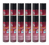 (Pack of 12) 3M SUPER 77 Spray Glue 7.3 oz Adhesive for Foil Plastic Paper Foam Metal-New